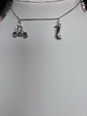 Silver Cinderella Charm Bracelet.